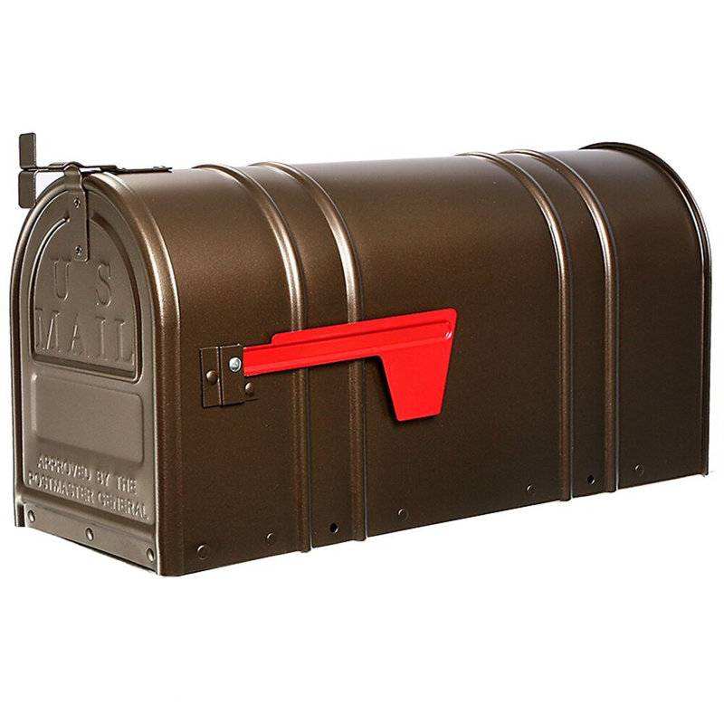Postal Pro Mailboxes Carlton Post Mounted Mailbox & Reviews Wayfair